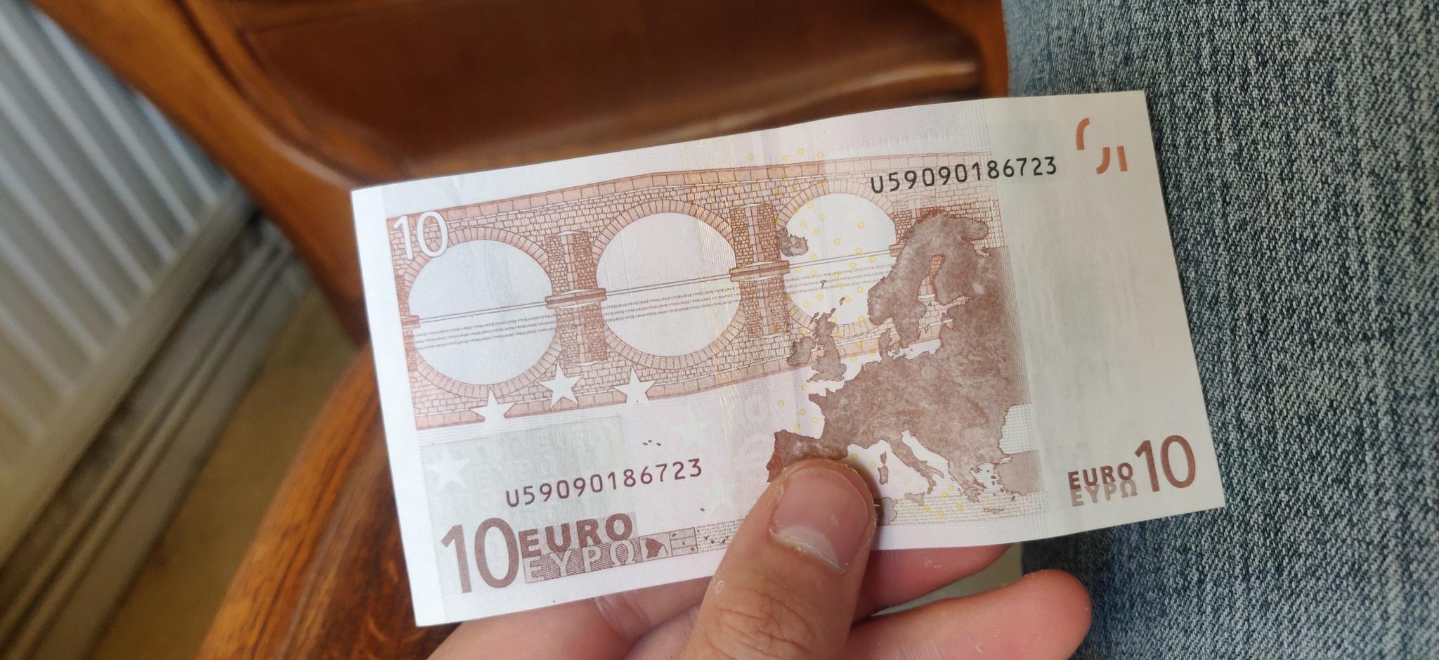 Billet 10€ 2002 - Les euros (monnaies et billets) - Forums
